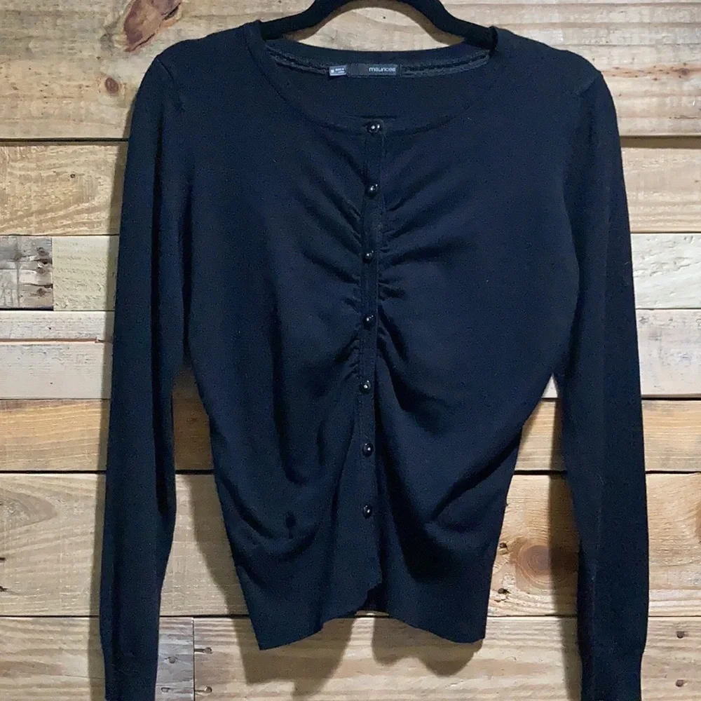 Maurices Black Cardigan - Picture 2 of 6